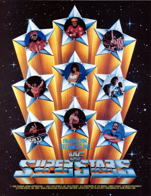 WWF Superstars (US revision 4) Arcade Game Cover